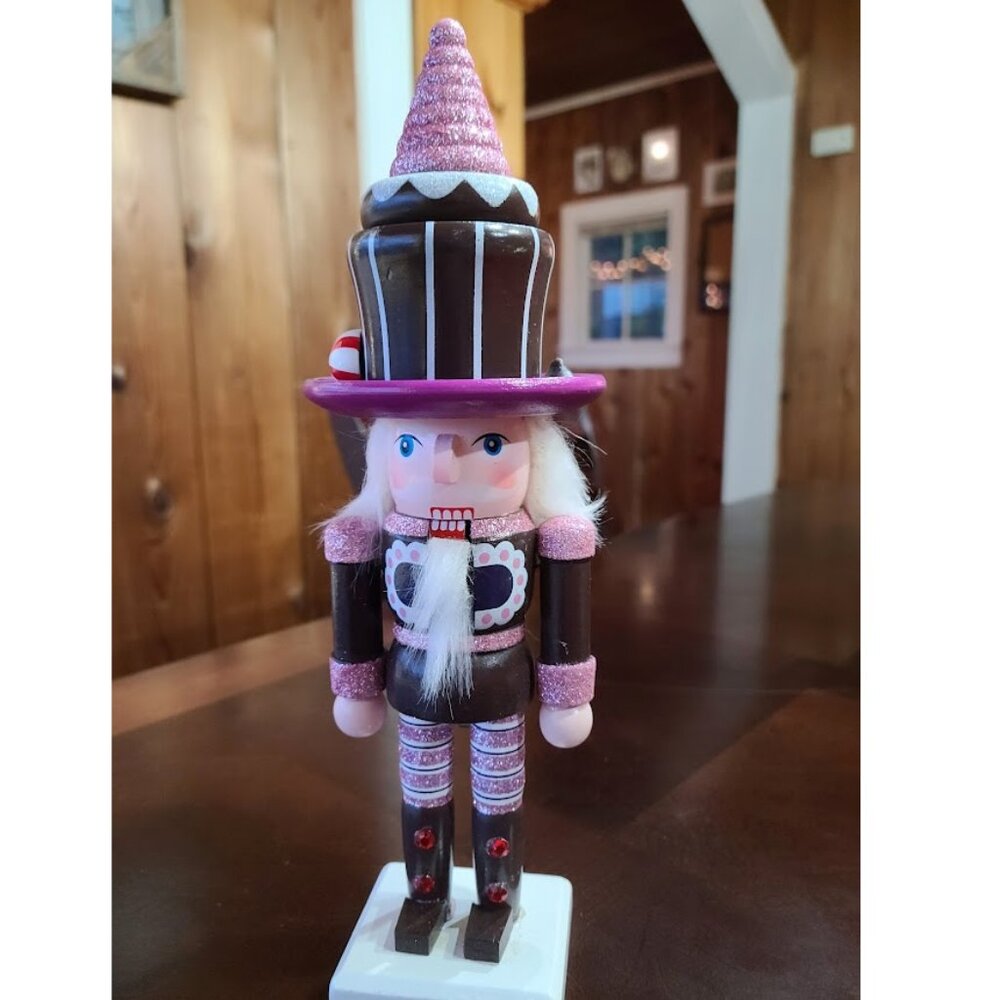 Christmas Nutcracker Soldier Holiday Table Decor Wooden Statue Xmas Decoration